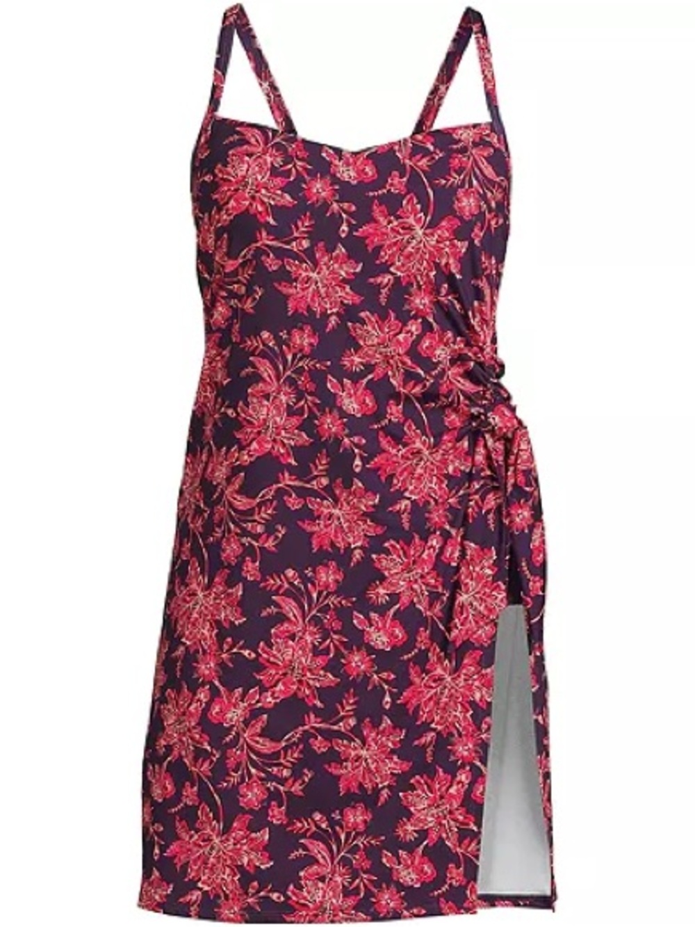 Lands' End Floral Swim Dress